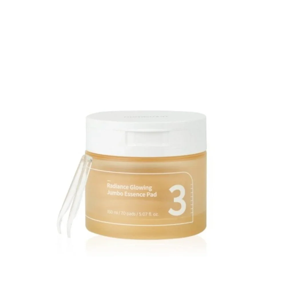 (1 Unit Count) numbuzin - No.3 Radiance Glowing Jumbo Essence Pad - 150ml 70pa… - Picture 1 of 4